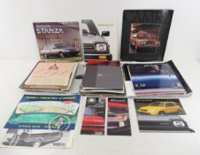 More than 80 Foreign Car Brochures & Ads