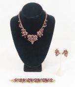 Juliana DeLizza & Elster Purple Stone Parure