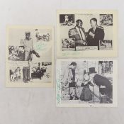 3 Autographed Stepin Fetchit Show Ad. Postcards