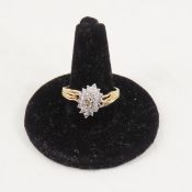 14K Gold ICRB Diamond Ring- DAMAGED