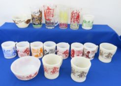 Davey Crockett Glasses & Fire King Dishes