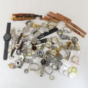 Leather Watch Bands & Assorted Watch Parts