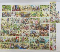 40 Vintage Alfred Mainzer Cat Postcards #4818-4938