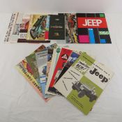 20 Vintage Jeep & Willy's Truck Brochures and More