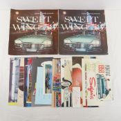 10 Vintage Pontiac Car Brochures, 1950's