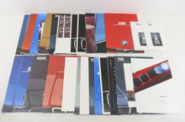 More than 20 BMW Car Brochures, 1980's 1990's