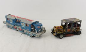 Vintage Marx 'Old Jalopy' Tin Litho Car & More