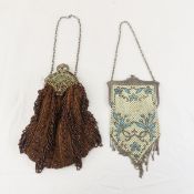 Antique Mandalian Chain Mesh & Beaded Purses