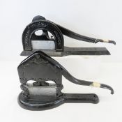 2 Antique Tobacco Cutters, Superb & More