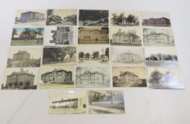 22 Vintage MN High School RPPC Postcards