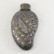 Antique Meriden Silverplate Flask with Cup Cap