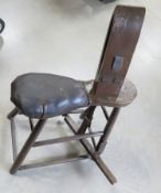 Antique Saddle Makers Bench, Stitching Horse