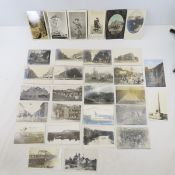 30 Vintage RPPC Postcards; Shenandoah Iowa