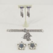 Vintage Denbe Demi-Parure & Pennino Brooch Set
