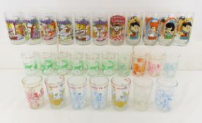 Archie Comics & Flintstones Character Glasses