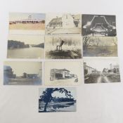 10 early 1900's MN RPPC Postcards, all posted