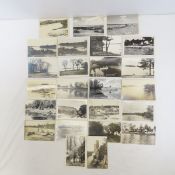 25 Vintage Lake & River Scenes MN Postcards RPPC