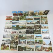 50 Vintage MN Postcards, some RPPC