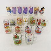 McDonald's, Garfield & Peanuts Character Glasses