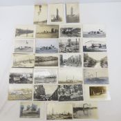 25 Vintage RPPC Postcards Industrial Locations