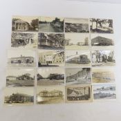 20 Western MN Small town Real Photo Postcards