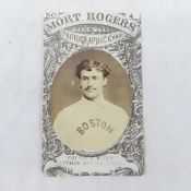 No. 4 Mort rogers Baseball Card Calvin A McVay