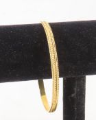 22kt Gold Bangle Bracelet 15.5 grams