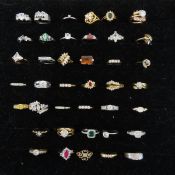 Ring Tray with 40 Fashion Rings