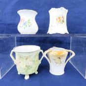 Meissen & 3 Other Antique Toothpick Holders
