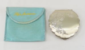 Sterling Silver Elgin Powder Compact with Sleeve