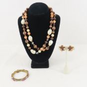 DeMario Demi-Parure & Bangle Bracelet