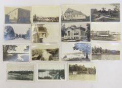 15 MN Real Photo Postcards posted 1909-1939