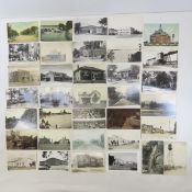 35 Vintage MN Postcards, many RPPC Browns Valley