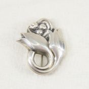 Georg Jensen Sterling Silver Tulip Brooch 100A