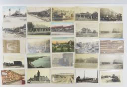 25 Vintage Postcards, MN Railroad & related RPPC
