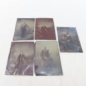 5 Antique Tin Type Photographs
