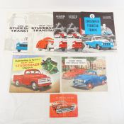 8 Vintage Studebaker Brochures, 1950's