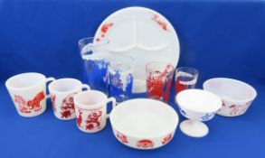 Pyrex & Hazel Atlas Circus Glass Dishware