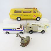 Tonka school bus, Bell truck & more