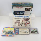 5 car models The Silver Ghost, Mercedes