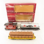 3 Bachmann G Scale Train Cars in Box