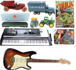8-21 Toys, Comics, Instruments & More