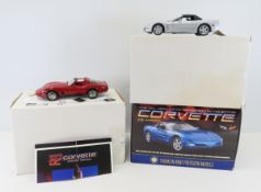 3 Franklin Mint Corvettes 1982, 1998, 1999