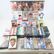 24 Elvis Movies & 30+ Other VHS, Blue-Ray & DVD's