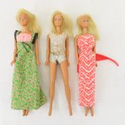 3 Sunset Malibu Barbie Dolls