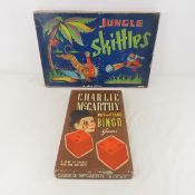 Jungle Skittles & Charlie McCarthy Bingo Games