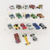 19 Vintage Hot Wheels Redlines, rough shape