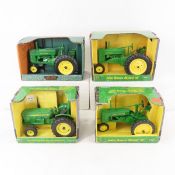 4 Ertl John Deere Tractors, Model H, A & More