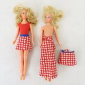 2 1970's Growing Up Skipper Dolls