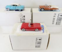 Franklin Mint 1954 Corvette & 1954 & 1956 Belair